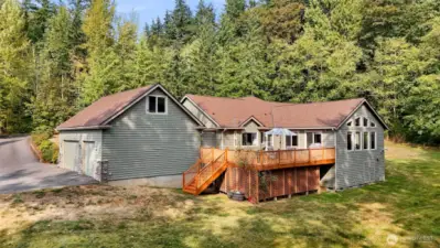 Newly painted deck summer of 2025.