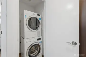 Yes, a stack washer & dryer too!