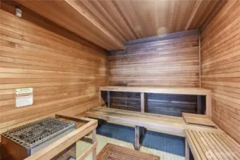 And sauna too!