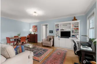 Living Room Dining Room Work Area