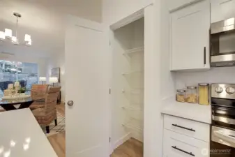 Storage pantry too!