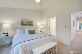 Vaulted ceiling and ceiling fan