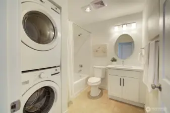 Full size washer and dryer