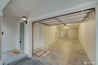 Tandem double garage!