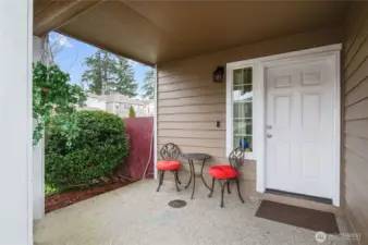 Large covered front porch