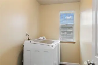 Upstairs laundry room