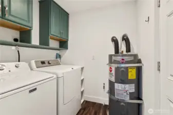 Washer and dryer come with the home