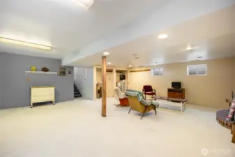 basement family room