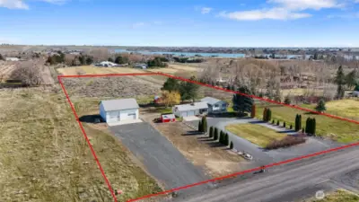 All on 5 irrigated acres