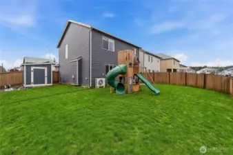 Backyard (Playset is excluded)