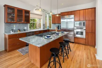 A sophisticated chef’s kitchen crafted for cooking, gathering, and entertaining