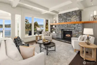 A serene yet open space that pairs sweeping views with a cocoon of comfort delivering both an elevated style and deep restorative feeling of tranquility.