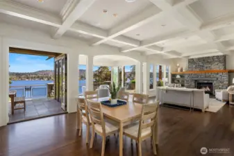 The flow is undeniable - spaces that open, connect and breathe. This is what this true craftsman speaks to and delivers.