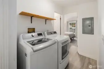 Laundry is a breeze, full size units included.