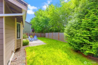 Enough room to enjoy without being overwhelmed with yard maintenance