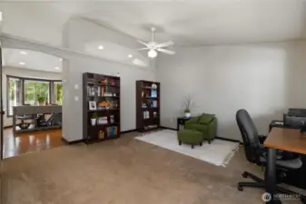 Living room office