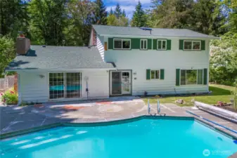 Enjoy summer at your own outdoor heated pool.