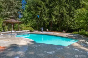 Enjoy summer at your own outdoor heated pool.