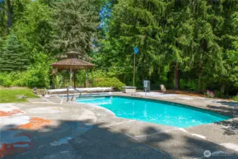 Enjoy summer at your own outdoor heated pool.