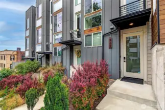 Great landscaping for this classic Queen Anne location.