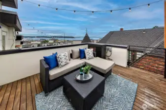 1 of the roof decks. Quite private! Great views.