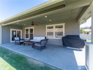 Private Covered Back Patio – Relax and entertain year-round with this spacious covered patio, offering mountain views, privacy with no rear neighbors, and plenty of space for outdoor dining or a future hot tub.