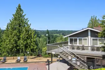 Large patio space for your parties