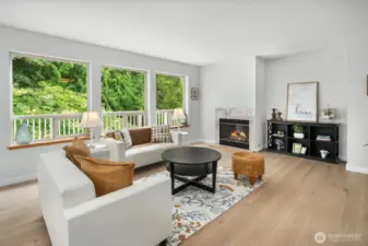 main level of the home