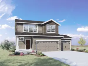 Rendering is of a similar home. Colors and materials may vary.
