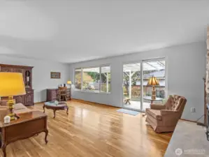 Slider to back patio