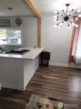 Enough room for extra seating for guests.