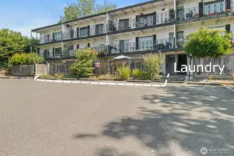 Location of laundry.