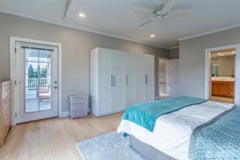 Primary Bedroom with access to 2nd story balcony