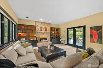 Living Room with Gas Fireplace