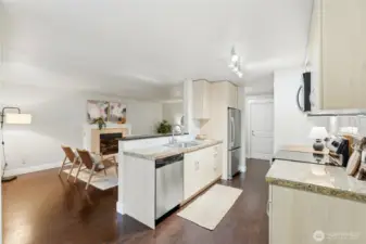 Kitchen with eating space