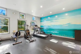 Save on gym memberships and use the gym near the clubhouse