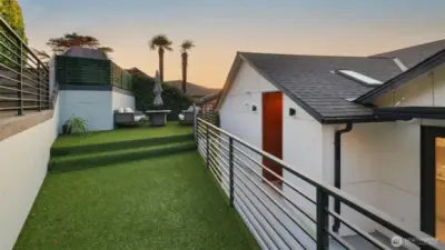 Private back yard for entertaining and quiet evenings.