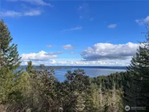 Easterly view from the top of the property.