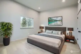 Virtual staging of bedroom #1