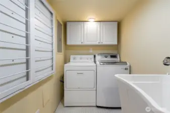 Basement Laundry Room