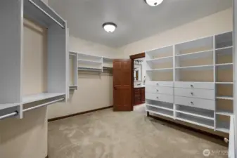 And custom designed PBR closet. Can it be too large, or have too many built-ins?