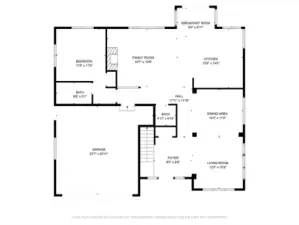 Main Floor Layout – Versatile & Spacious    The main level features a well-thought-out floor plan with two living areas, a formal dining room, and a casual breakfast nook overlooking the backyard. The open-concept kitchen flows into the family room, perfect for entertaining. A bedroom and full bath on the first floor offer flexibility for guests or multi-generational living. Direct garage access adds everyday convenience.