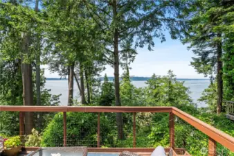 The perfect sunset perch. And even wired for a hot tub if you'd like.