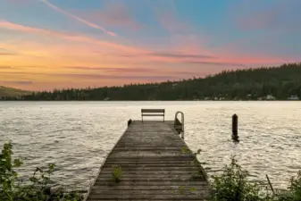 Dock from 3187 Agate Bay