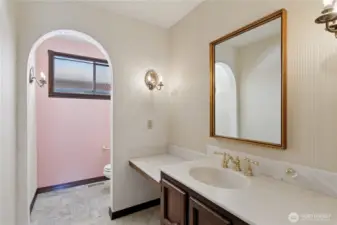 Main floor powder room