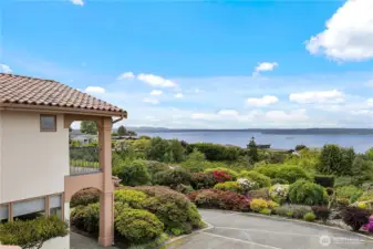 View from rooftop deck