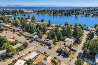 All the benefits of Lake Life with more privacy!  Excellent proximity to Angle Lake for recreational activities which will enhance your mental & physical health!
