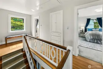 Love the open staircase!