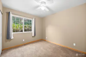 2nd bedroom is bright and inviting!