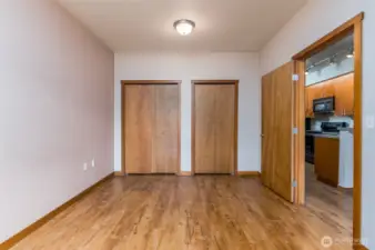 Bedroom 1 with closet space